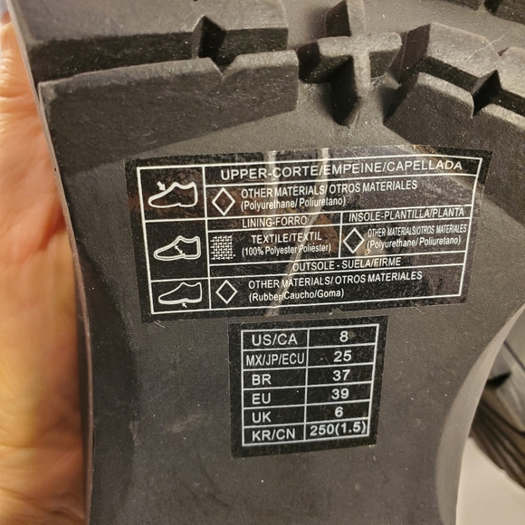 Forever 21 Black Moto Boot Chunky Heel Lace Up - Picture 8 of 8